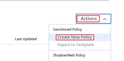 Create DLP Policy